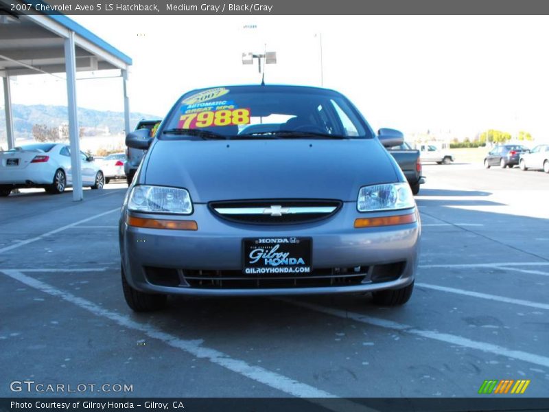 Medium Gray / Black/Gray 2007 Chevrolet Aveo 5 LS Hatchback