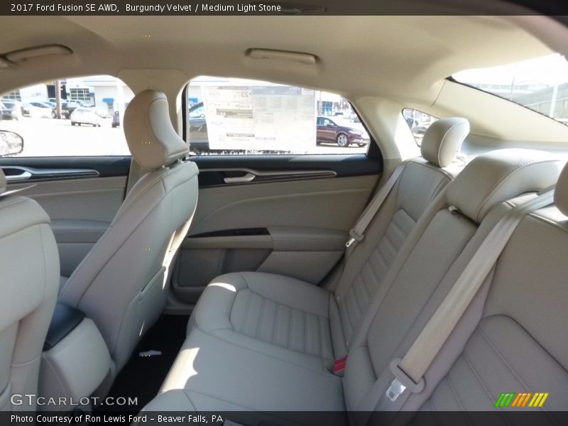 Burgundy Velvet / Medium Light Stone 2017 Ford Fusion SE AWD