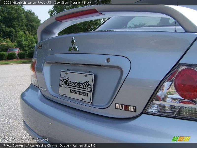 Cool Silver Metallic / Black 2006 Mitsubishi Lancer RALLIART