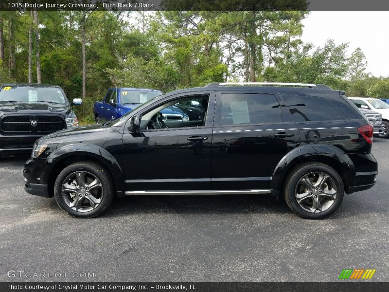 Pitch Black / Black 2015 Dodge Journey Crossroad