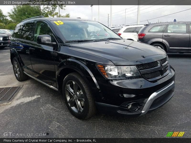 Pitch Black / Black 2015 Dodge Journey Crossroad
