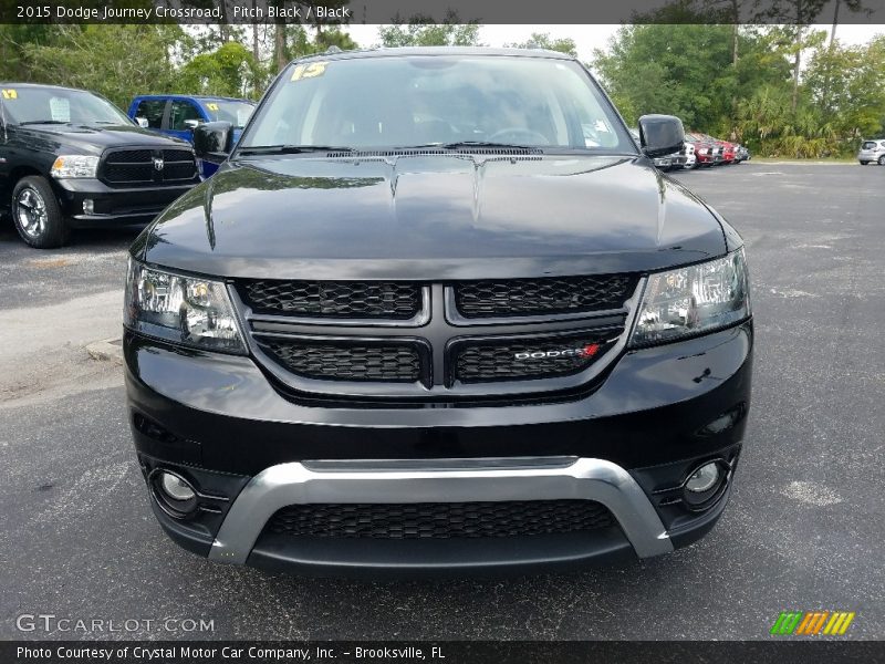 Pitch Black / Black 2015 Dodge Journey Crossroad