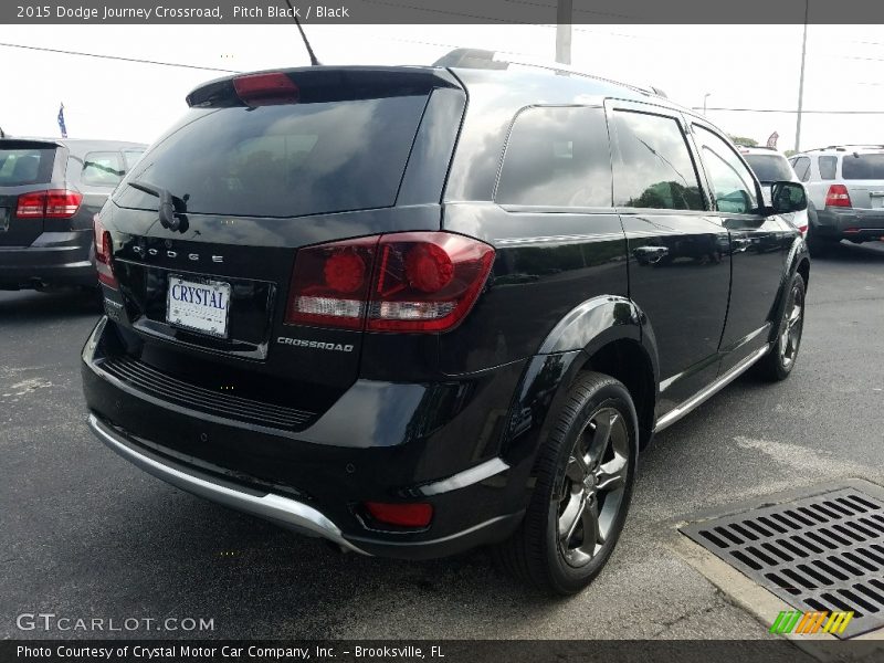 Pitch Black / Black 2015 Dodge Journey Crossroad