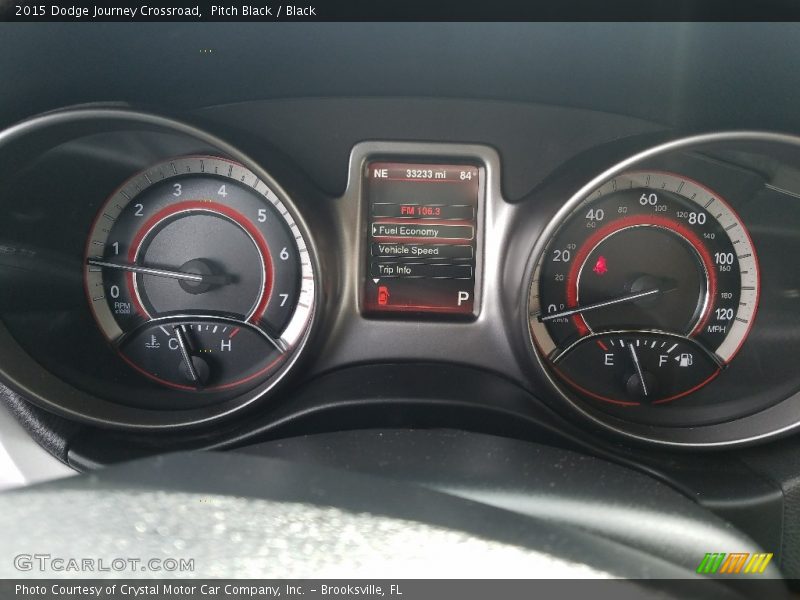 Pitch Black / Black 2015 Dodge Journey Crossroad