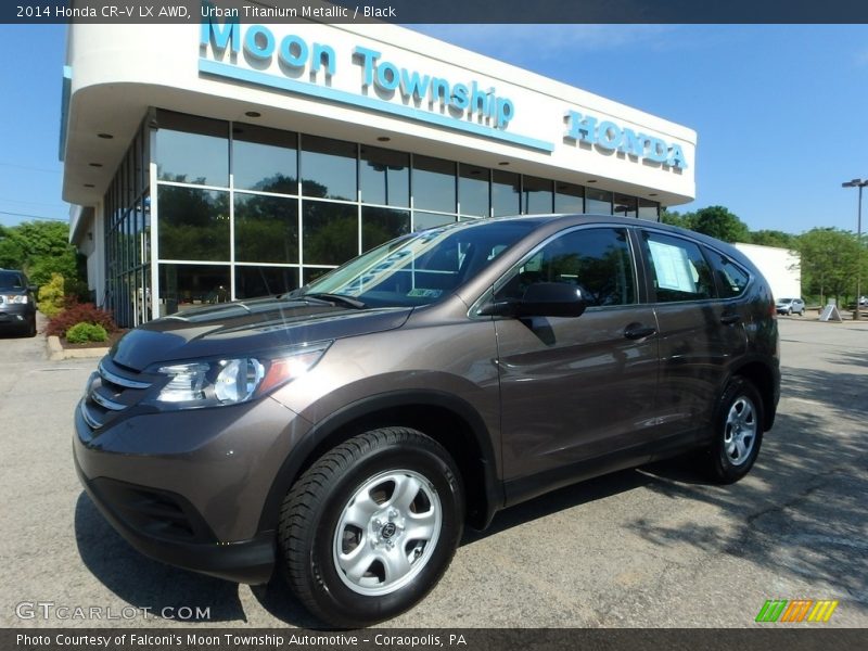Urban Titanium Metallic / Black 2014 Honda CR-V LX AWD