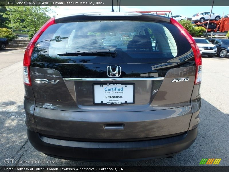 Urban Titanium Metallic / Black 2014 Honda CR-V LX AWD