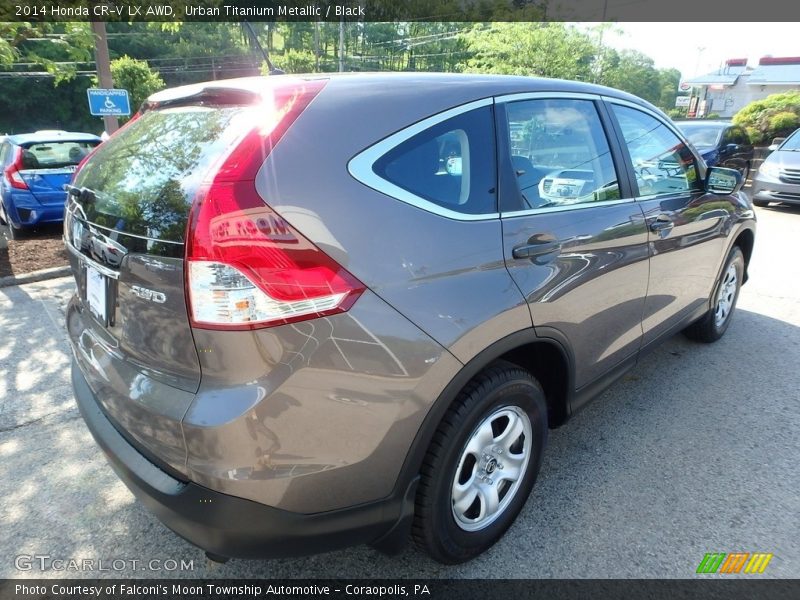 Urban Titanium Metallic / Black 2014 Honda CR-V LX AWD