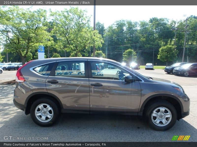 Urban Titanium Metallic / Black 2014 Honda CR-V LX AWD