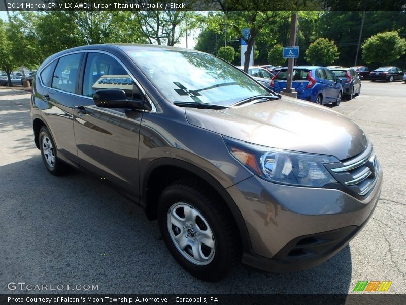 Urban Titanium Metallic / Black 2014 Honda CR-V LX AWD