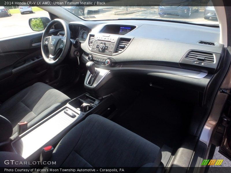 Urban Titanium Metallic / Black 2014 Honda CR-V LX AWD