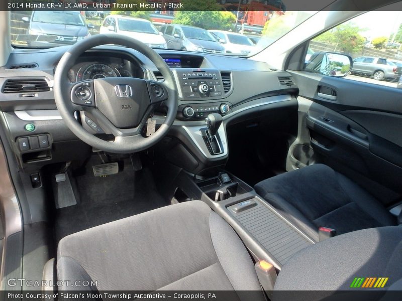 Urban Titanium Metallic / Black 2014 Honda CR-V LX AWD