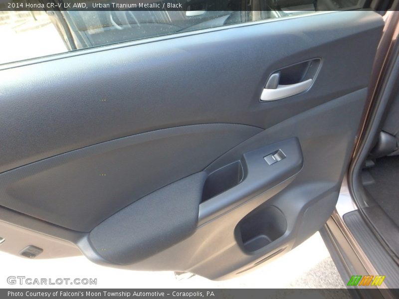 Urban Titanium Metallic / Black 2014 Honda CR-V LX AWD