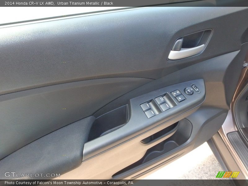 Urban Titanium Metallic / Black 2014 Honda CR-V LX AWD
