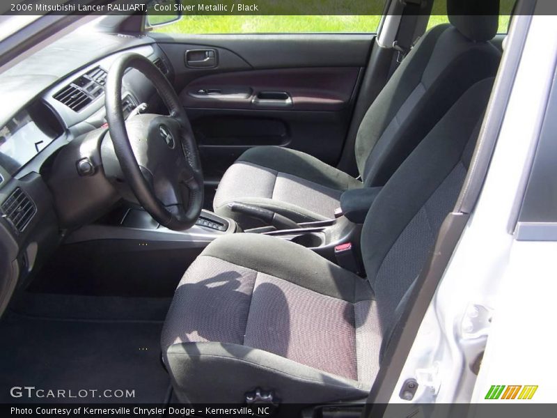 Cool Silver Metallic / Black 2006 Mitsubishi Lancer RALLIART