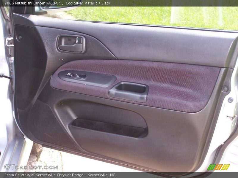 Cool Silver Metallic / Black 2006 Mitsubishi Lancer RALLIART