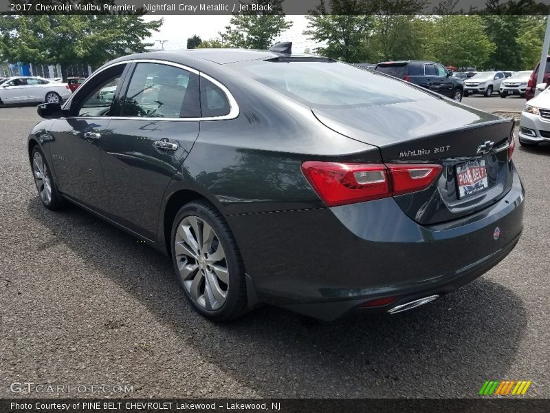 Nightfall Gray Metallic / Jet Black 2017 Chevrolet Malibu Premier