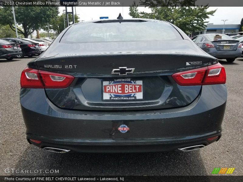 Nightfall Gray Metallic / Jet Black 2017 Chevrolet Malibu Premier