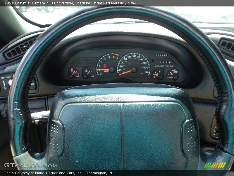Medium Patriot Red Metallic / Gray 1994 Chevrolet Camaro Z28 Convertible