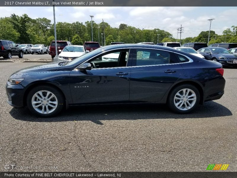 Blue Velvet Metallic / Jet Black 2017 Chevrolet Malibu LT