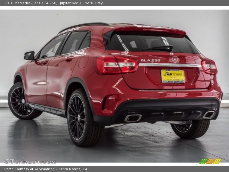 Jupiter Red / Crystal Grey 2018 Mercedes-Benz GLA 250