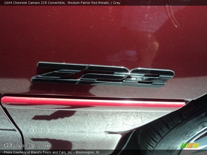 Medium Patriot Red Metallic / Gray 1994 Chevrolet Camaro Z28 Convertible