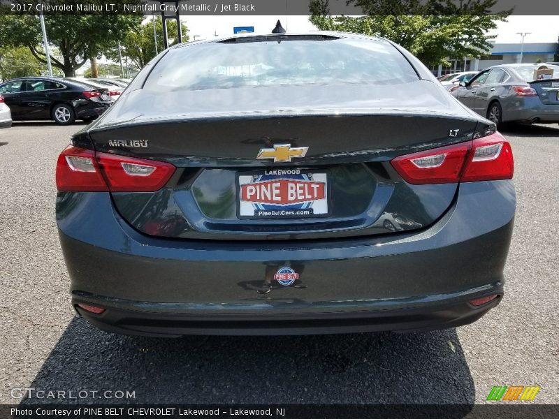Nightfall Gray Metallic / Jet Black 2017 Chevrolet Malibu LT