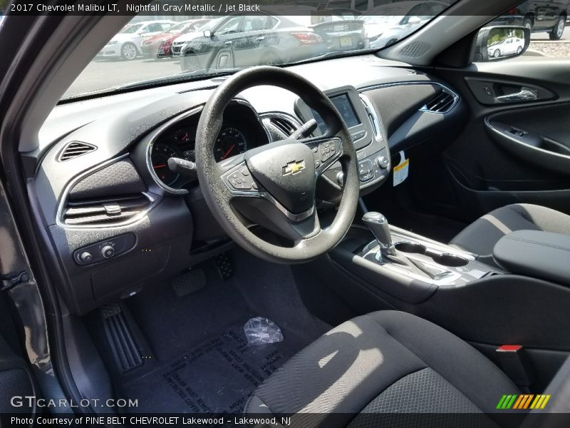 Nightfall Gray Metallic / Jet Black 2017 Chevrolet Malibu LT