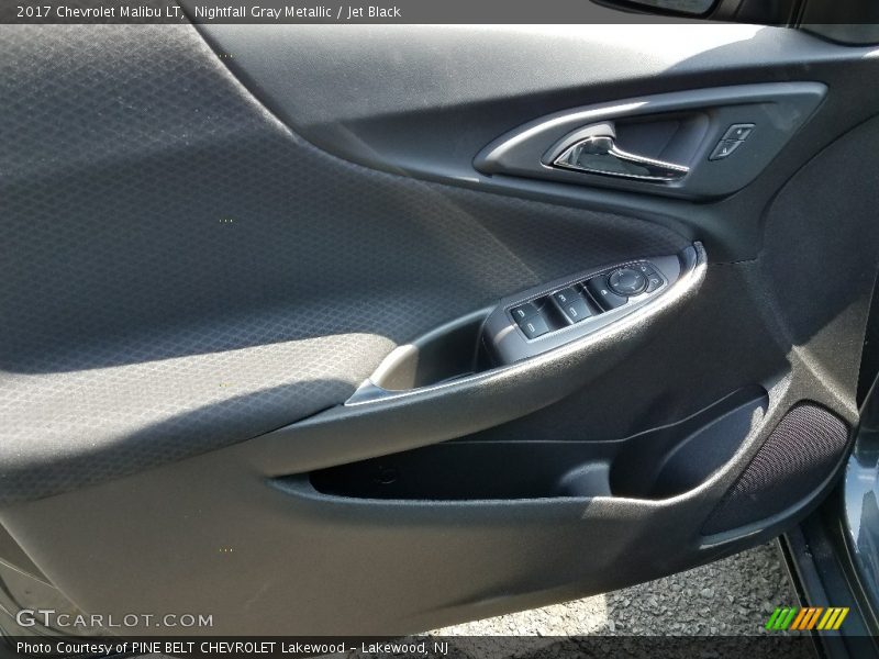 Nightfall Gray Metallic / Jet Black 2017 Chevrolet Malibu LT