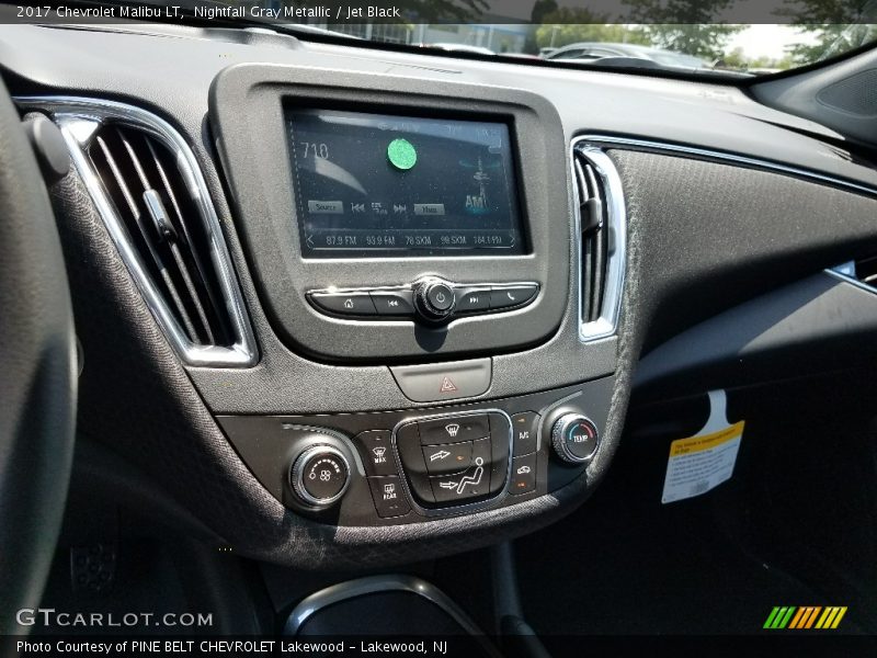 Nightfall Gray Metallic / Jet Black 2017 Chevrolet Malibu LT
