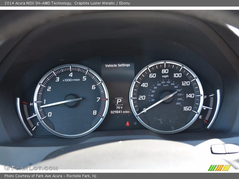Graphite Luster Metallic / Ebony 2014 Acura MDX SH-AWD Technology