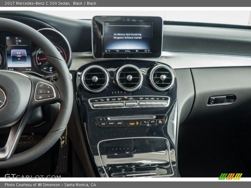 Black / Black 2017 Mercedes-Benz C 300 Sedan