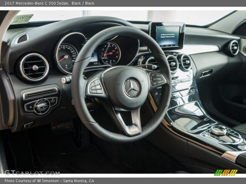 Black / Black 2017 Mercedes-Benz C 300 Sedan