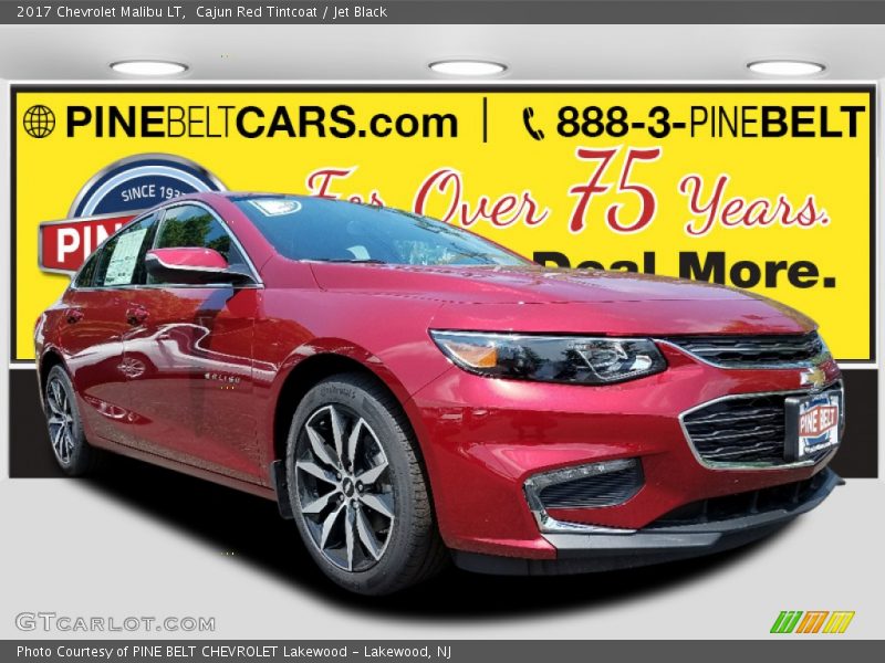 Cajun Red Tintcoat / Jet Black 2017 Chevrolet Malibu LT
