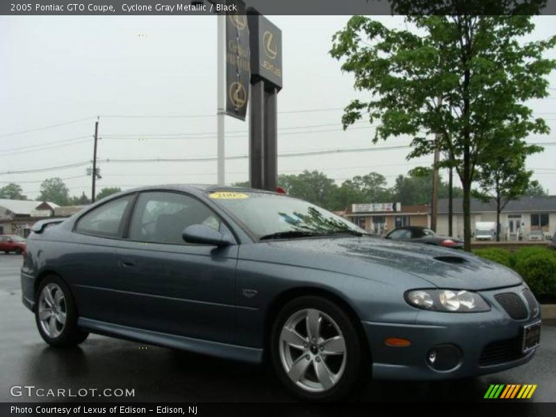 Cyclone Gray Metallic / Black 2005 Pontiac GTO Coupe