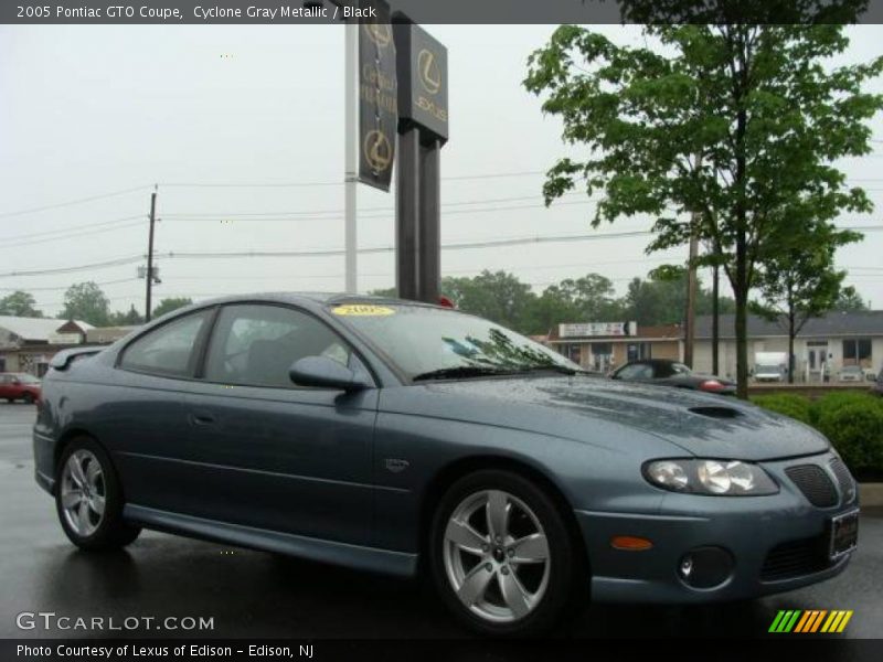 Cyclone Gray Metallic / Black 2005 Pontiac GTO Coupe