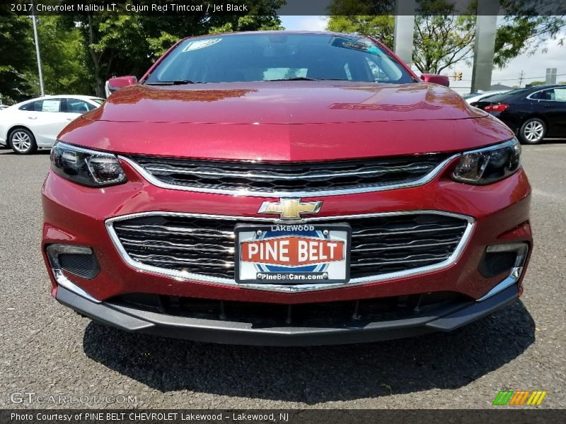 Cajun Red Tintcoat / Jet Black 2017 Chevrolet Malibu LT