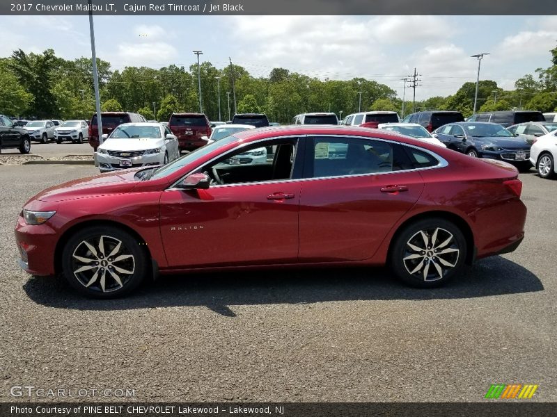 Cajun Red Tintcoat / Jet Black 2017 Chevrolet Malibu LT