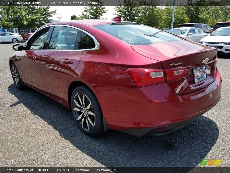 Cajun Red Tintcoat / Jet Black 2017 Chevrolet Malibu LT