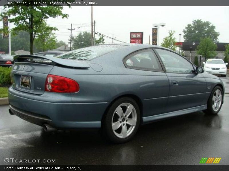 Cyclone Gray Metallic / Black 2005 Pontiac GTO Coupe