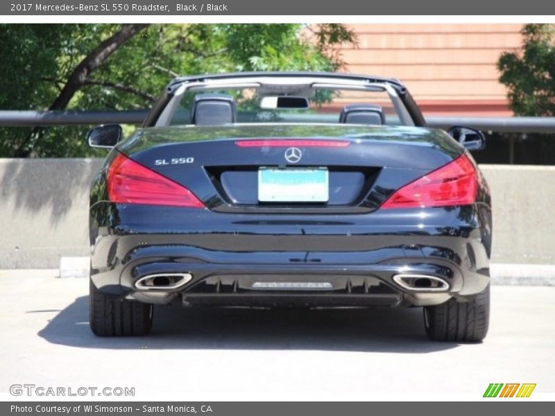 Black / Black 2017 Mercedes-Benz SL 550 Roadster