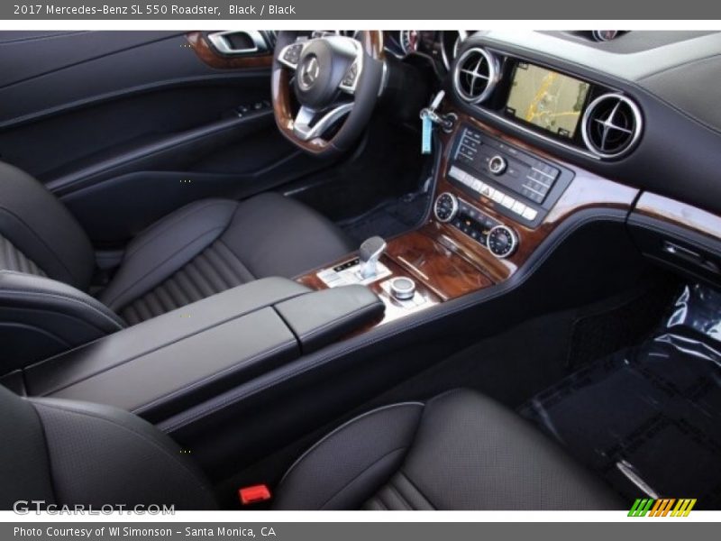 Black / Black 2017 Mercedes-Benz SL 550 Roadster