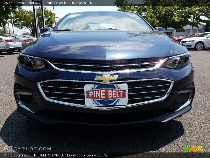 Blue Velvet Metallic / Jet Black 2017 Chevrolet Malibu LT
