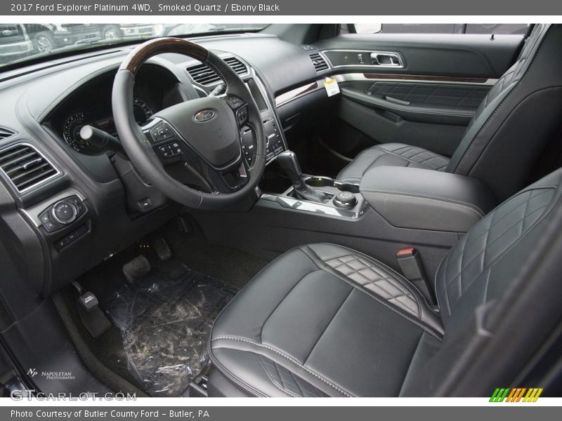 Smoked Quartz / Ebony Black 2017 Ford Explorer Platinum 4WD