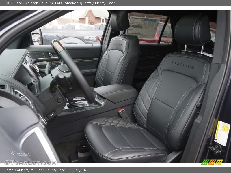Smoked Quartz / Ebony Black 2017 Ford Explorer Platinum 4WD