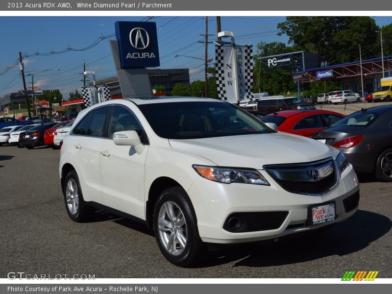 White Diamond Pearl / Parchment 2013 Acura RDX AWD