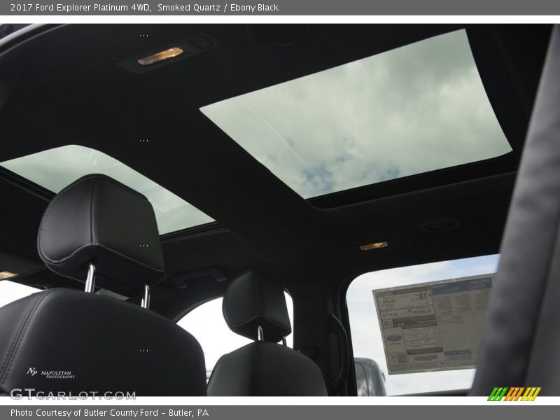 Smoked Quartz / Ebony Black 2017 Ford Explorer Platinum 4WD