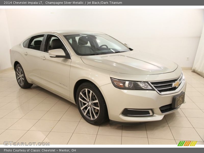 Champagne Silver Metallic / Jet Black/Dark Titanium 2014 Chevrolet Impala LT