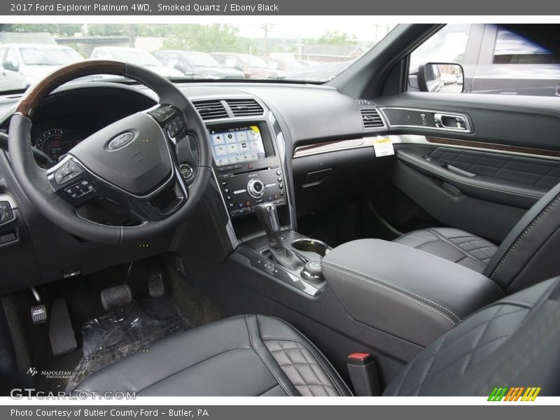 Smoked Quartz / Ebony Black 2017 Ford Explorer Platinum 4WD
