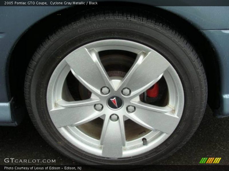 Cyclone Gray Metallic / Black 2005 Pontiac GTO Coupe