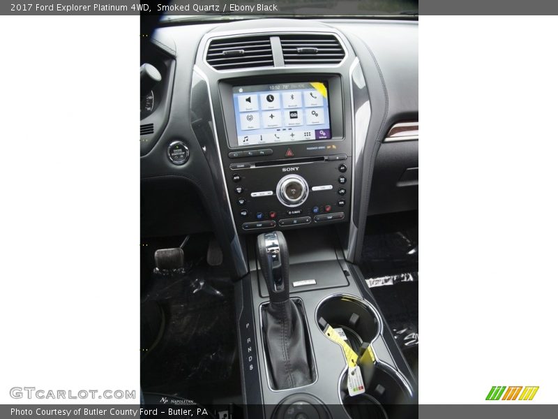 Smoked Quartz / Ebony Black 2017 Ford Explorer Platinum 4WD